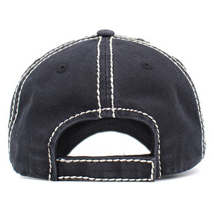1408 - Wine O'clock Hat - Black