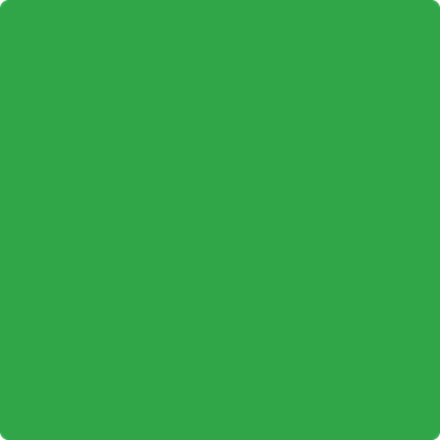 2032-20: Traffic Light Green a paint color by Benjamin Moore avaiable at Clement's Paint in Austin, TX.
