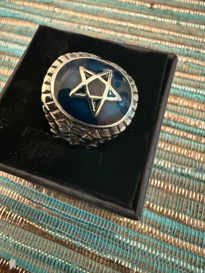 Pentagram Signet Ring
