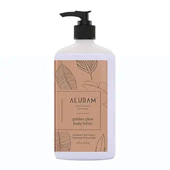 Aluram Golden Glow Body Lotion 18oz - Aluram | Available at Studio 360 Salon, Chatham, NJ