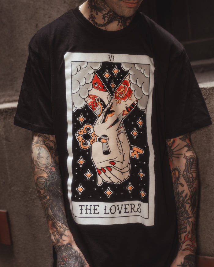 American Traditional Lovers Tarot Tee