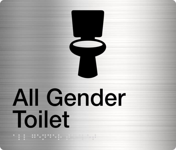 BEST BUY AGT All Gender Sign Braille