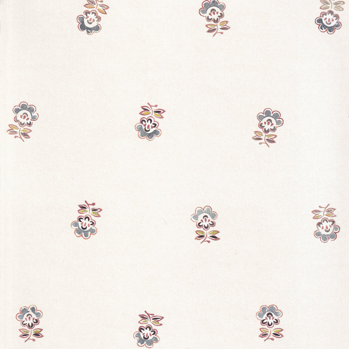Betty Clay floral wallpaper, made to order in the USA with short lead times