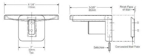 BOBRICK B680 Soap Dish with Drain Holes