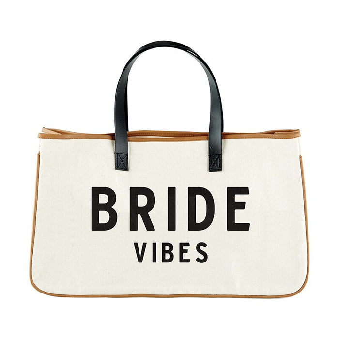 Bride Vibes Canvas Tote