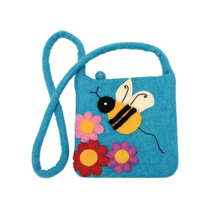 Bumble Bee Cross Body Kids Bag Red