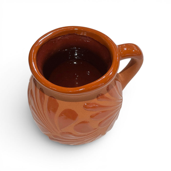 Burnt Orange Engobe Mug