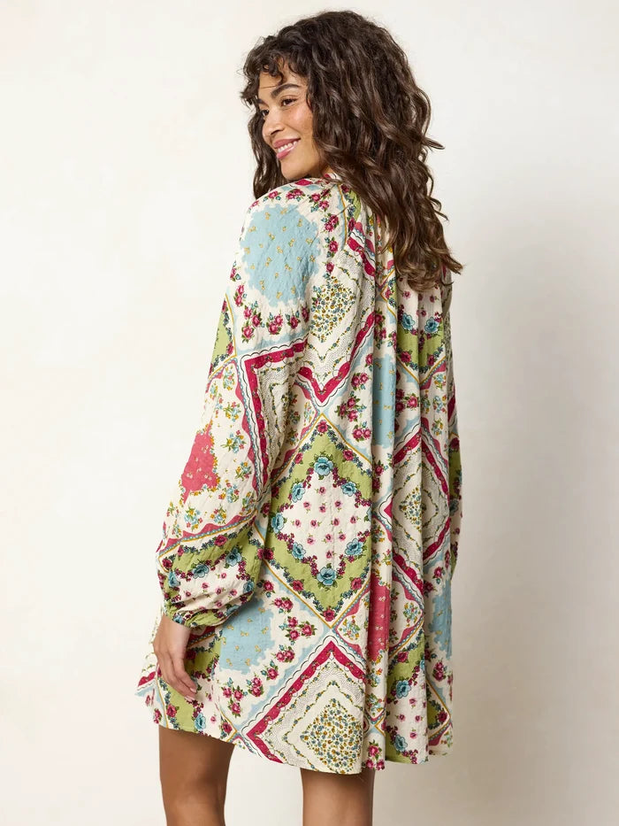 Camille Mini Dress - Handkerchief Mix-view 8