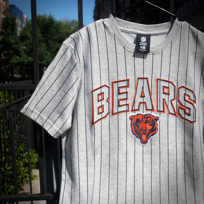 Chicago Bears Grey Striped T Shirt