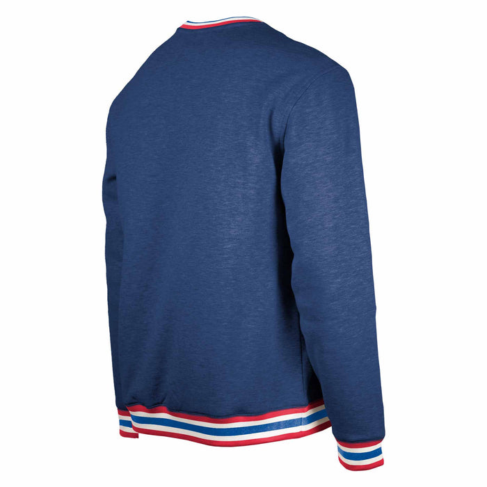 Chicago Cubs Bullseye Royal Crewneck Sweatshirt