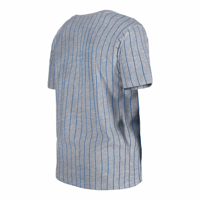 Chicago Cubs Grey Pintsripe T Shirt
