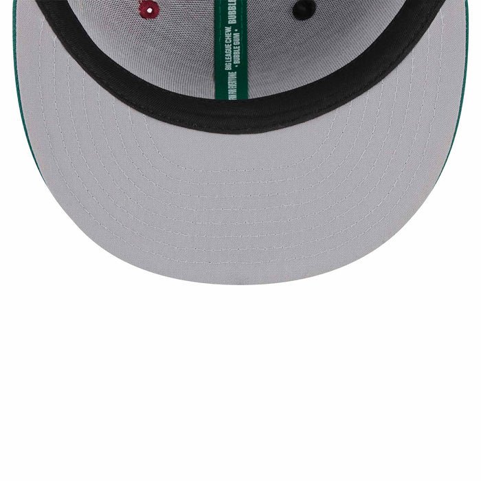 Chicago Cubs New Era Big League Chew 2024 9FFIFTY Red Green Snap Back Cap