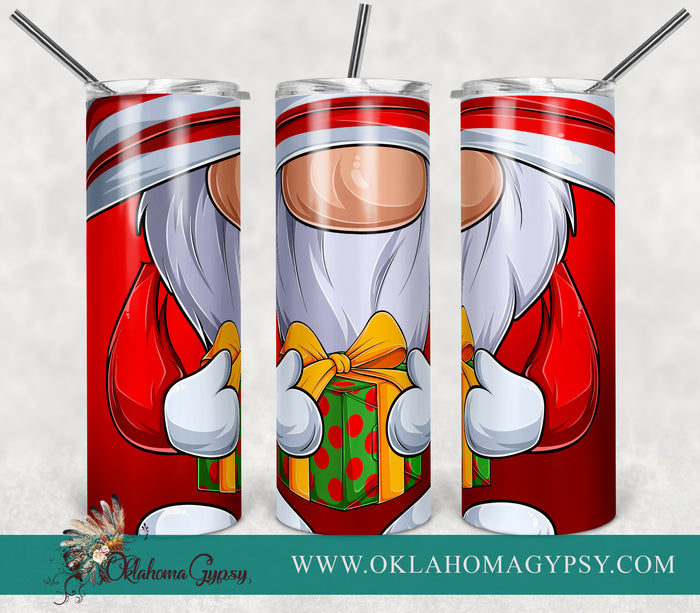 Christmas Santa Gnome Digital File Wraps