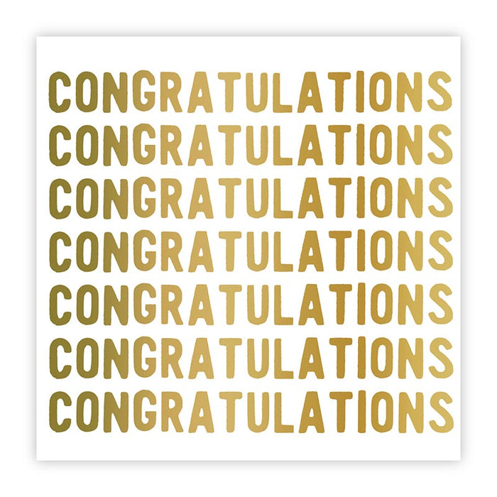 Congratulation Beverage Napkins