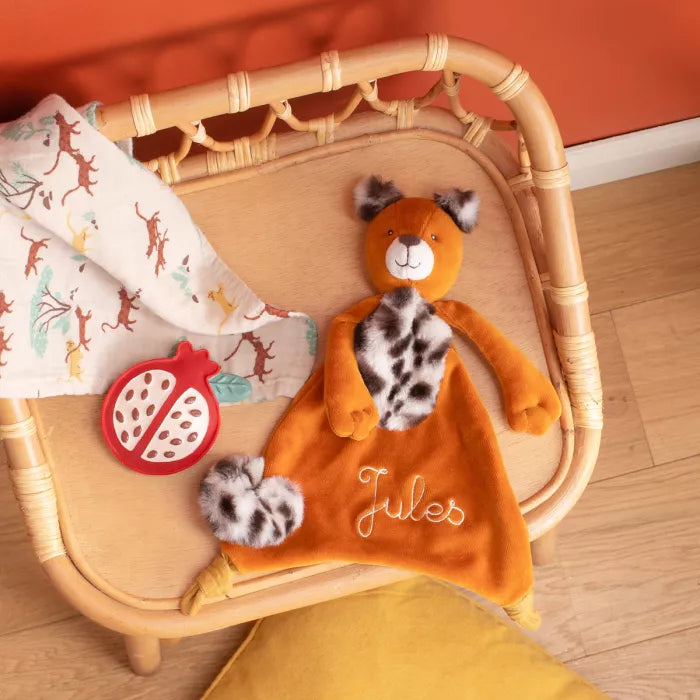 Moulin Roty - Cuddle Cloth - La forêt Mawa - Taigo Leopard - Lifestyle Cut