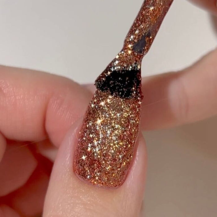 DND Polish Duo Super Glitter - Bronzed Era 928