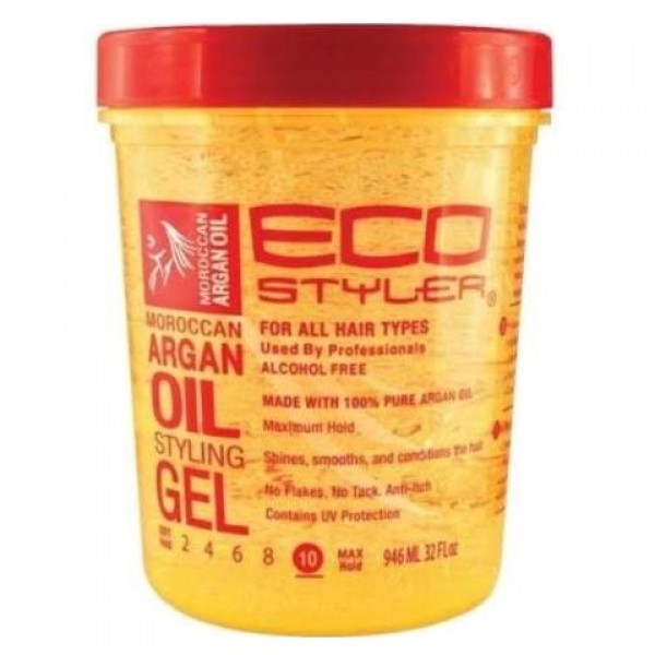 ECO STYLER MORROCAN ARGAN OIL STYLING GEL 32 OZ - Palms Fashion Inc.