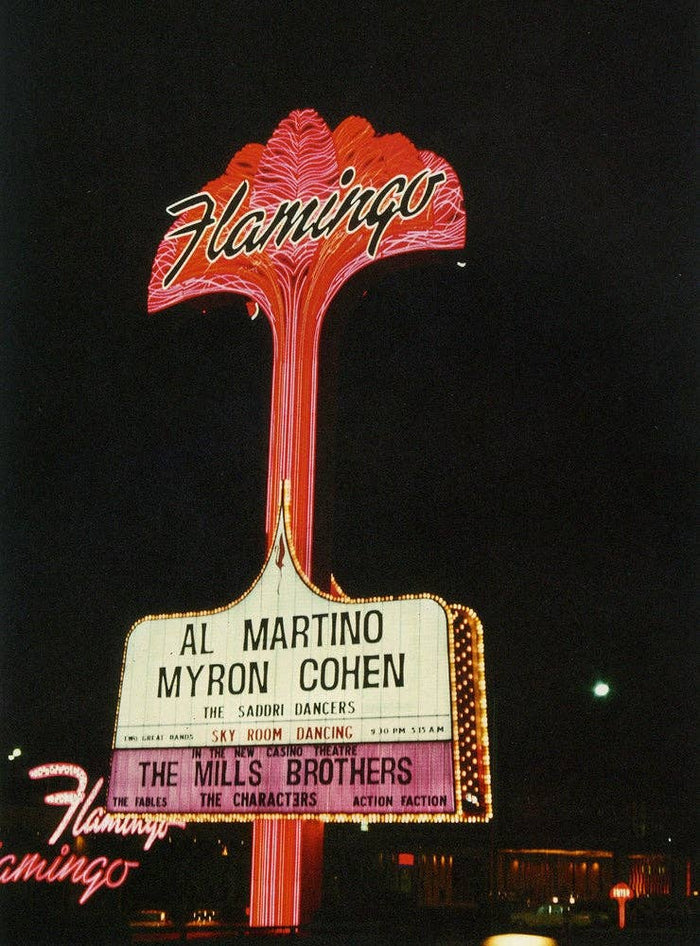 Flamingo Sign Pin
