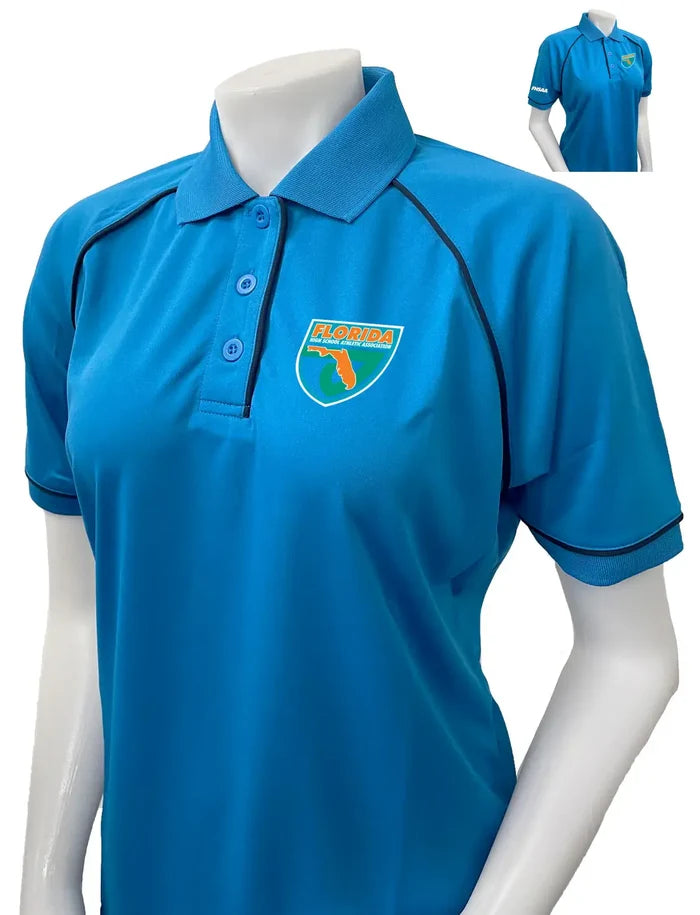 Florida (FHSAA) Smitty Women's Bright Blue Volleyball Referee Shirt