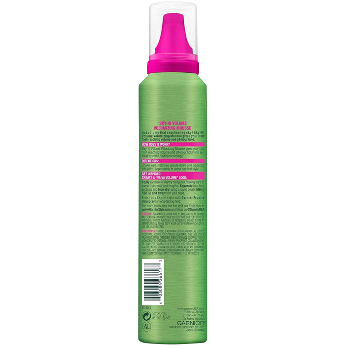 Garnier Fructis Sky-Hi Volume Mousse - 6.4 oz - 6 Pack