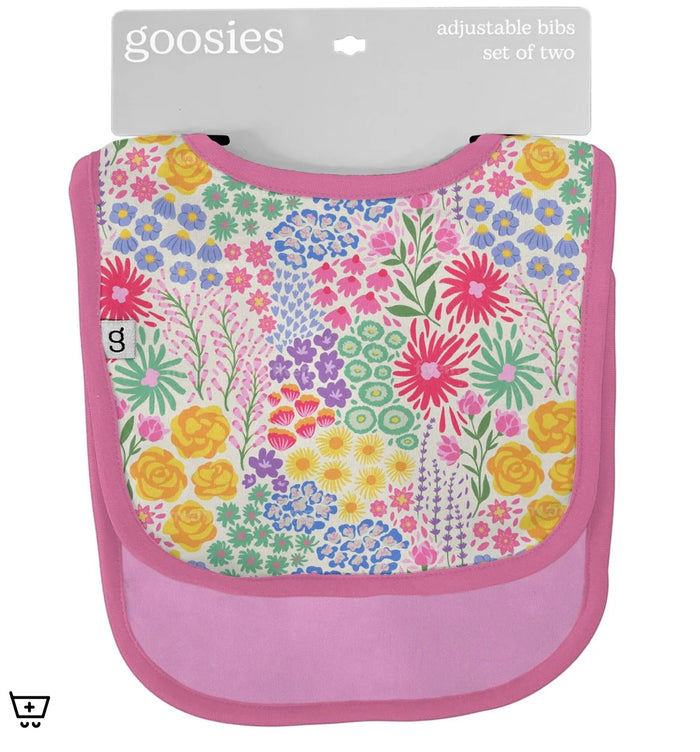 Goosies Bib Set - Flower Fields