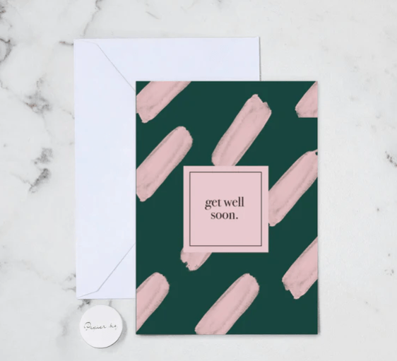Papier HQ greeting card Greeting Card Get Well Soon