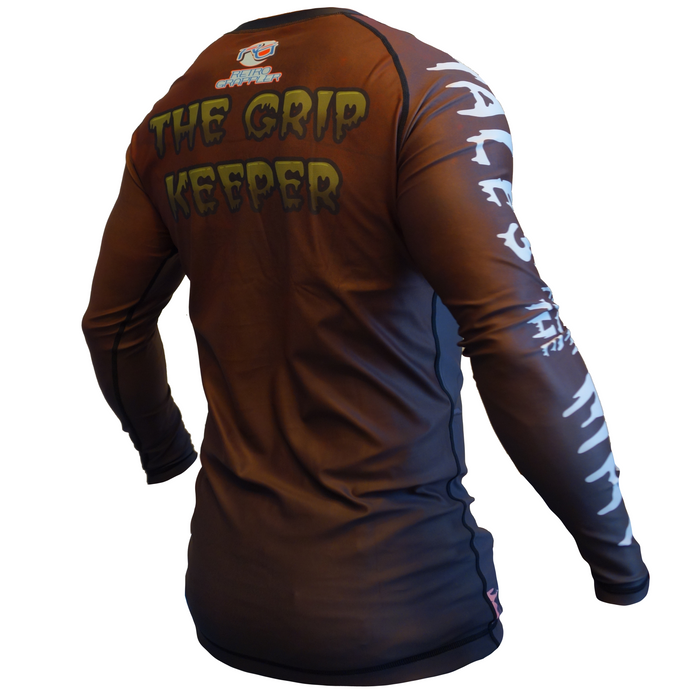 grip keeper horror bjj rash guard