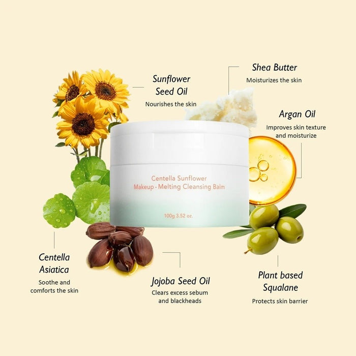 HaruHaru Wonder Centella Sunflower Makeup - Melting Cleansing Balm 100 g - Beauty Tribe