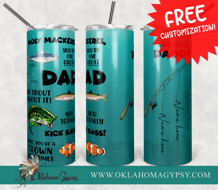 Hooked On Daddy Digital File Wraps