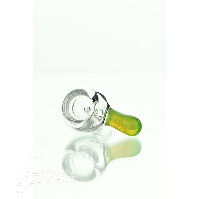 Joe Madigan dry herb slide 14 mm slime green handle full product view