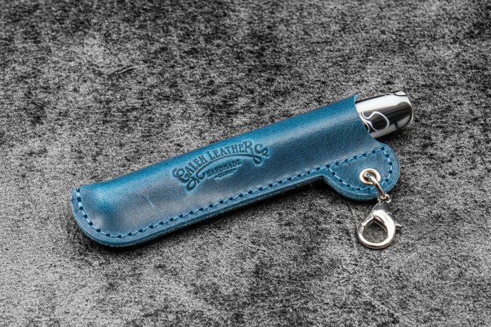 Leather Pocket Pen Keeper – Lanyard EDC Pocket Pen Sleeve - Multiple Color