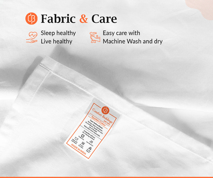 Luxury Peach Reversible Duvet Cover Set