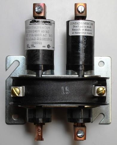 MERCURY CONTACTOR 2 POLE 30A 220V COIL