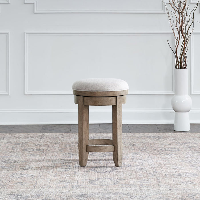 Millstone Upholstered Swivel Stool from Liberty Furniture