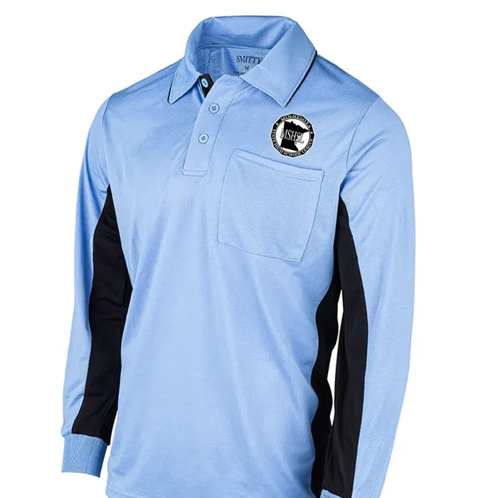 Minnesota (MSHSL) Smitty MLB Replica V2 Sky Blue LS Umpire Shirt