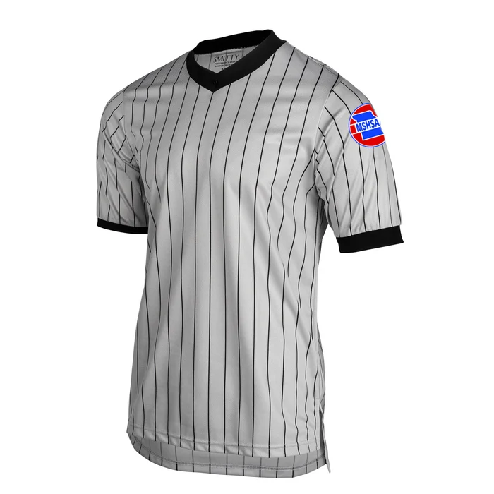 Missouri (MSHSAA) Smitty Gray Pinstripe Referee Shirt