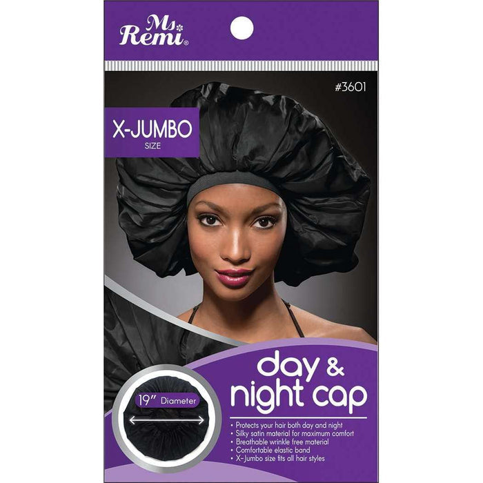 Ms. Remi Day & Night Cap X-Jumbo, 1 Count, Black