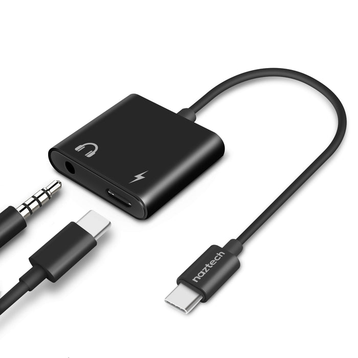Naztech Adaptador De Audio USB-C 3.5mm