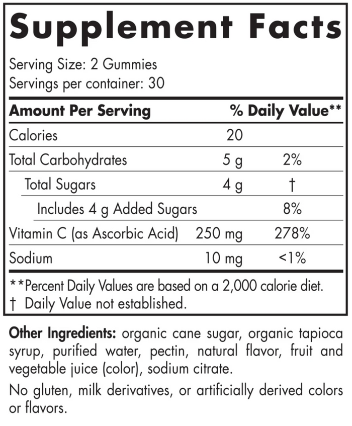 Nordic Naturals Vitamin C Gummies 2