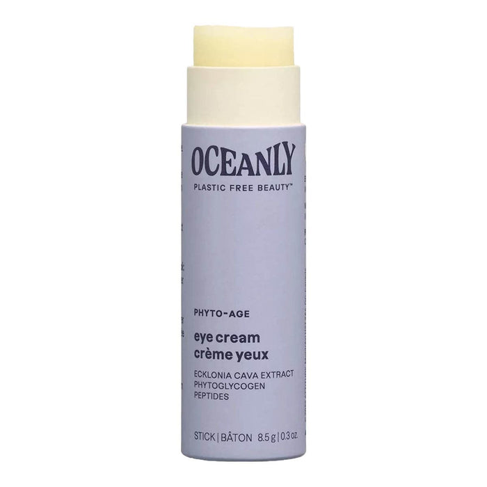 Oceanly eye cream stick on a white background.