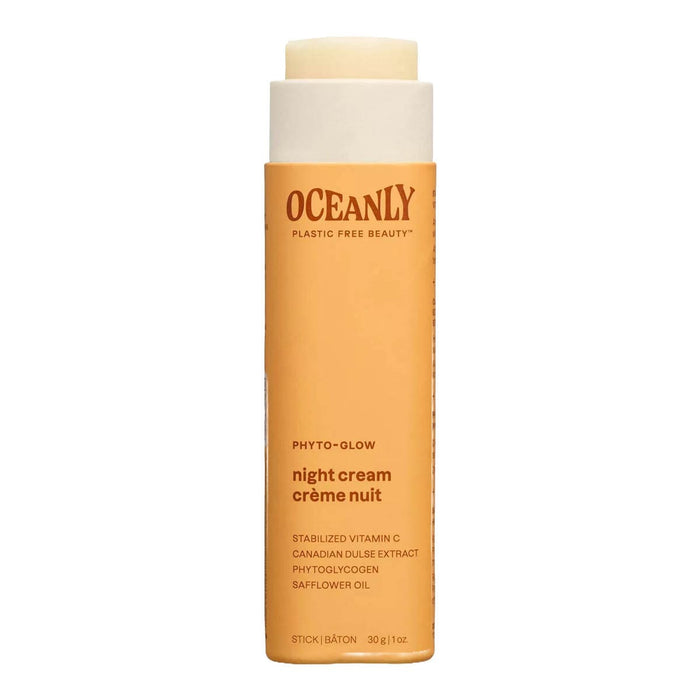 Oceanly Phyto-Glow night cream on a white background.