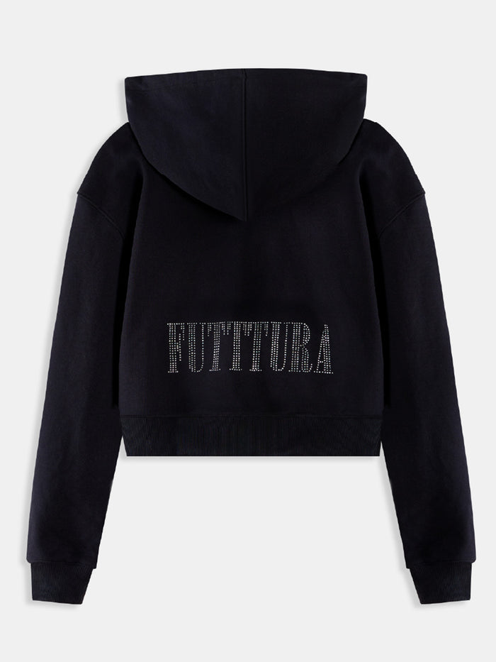 Polerón Crop capucha TINI Full-Zip Unisex - FUTTTURA