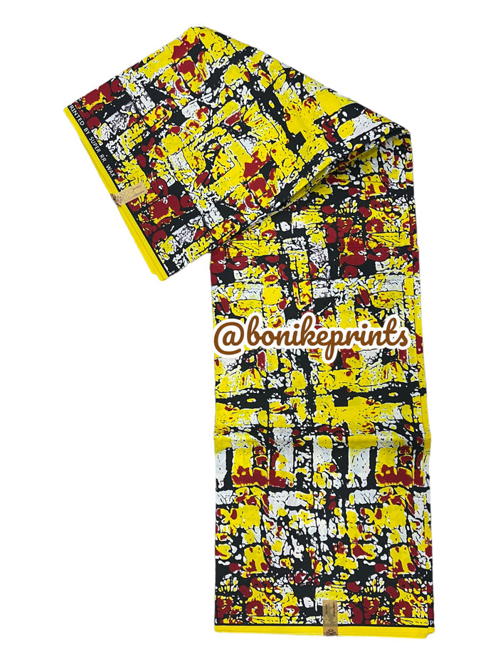 Polyester/Cotton African Print/Ankara fabric 017