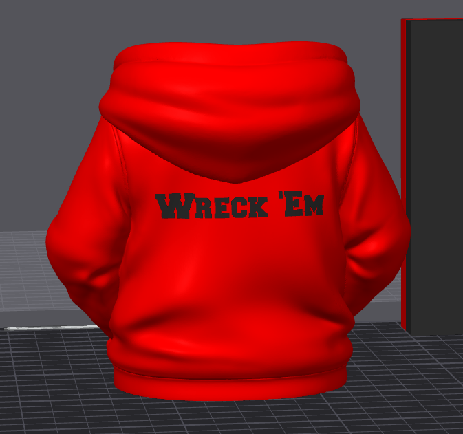 Red Raider Hoodie Koozie & Pen Holder