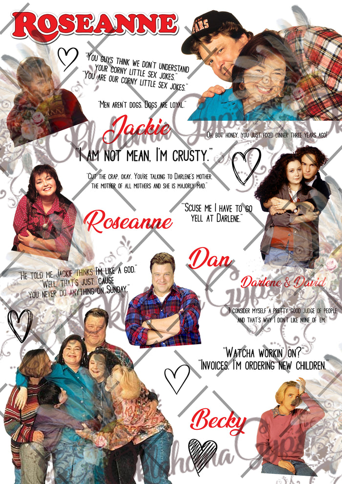 Roseanne Inspired Digital File