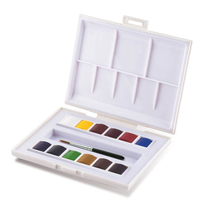 Sennelier La Petite Aquarelle Watercolor Set, Half Pan 12
