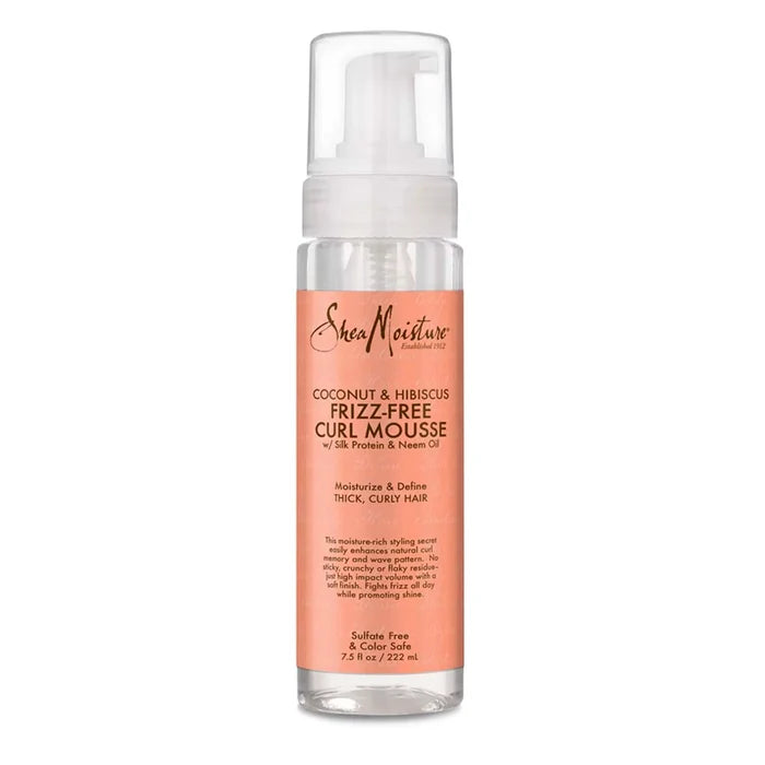 Shea Moisture Coconut & Hibiscus Frizz-Free Curl Mousse 222ml