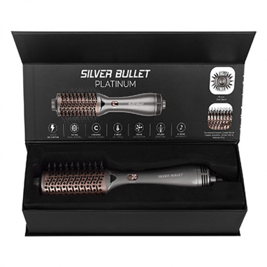 Silver Bullet Platinum Oval Hot Air Brush Medium 58mm