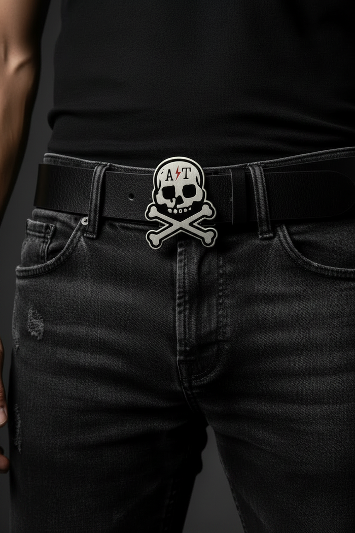 Skull N’ Bones Ratchet Belt