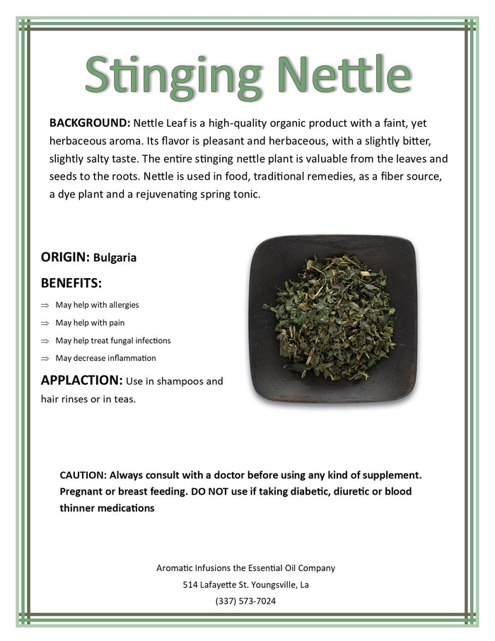 Stinging Nettle Leaf Cut OR